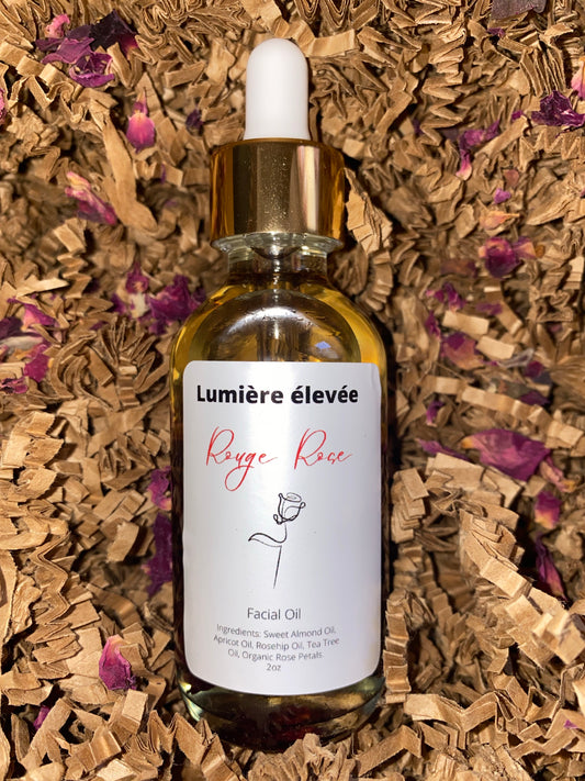 Facial Oil w/ Organic Rose Petals